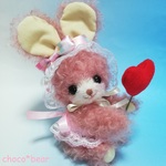 K様ご予約品　choco*bear　天使のうさぎ　プラダモヘア　