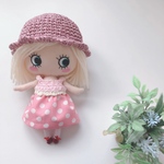 【1点限り】イーマリー♡ ニット×布の3点セット＜バラ＞