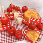 ミニチュア　フェイクスイーツ　アップルパイ　セット