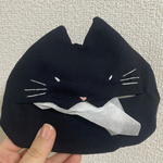 黒猫さんのポケットティッシュケース