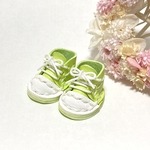 ＊送料無料＊mini☆mini ミニチュアスニーカー⑨（ライム＆ホワイト）