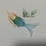 人魚素体 空ラムネクリア/ホワイティ #ねんどろ  サイズ