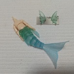 人魚素体 空ラムネクリア/ホワイティ #オビツ11 +(1)サイズ