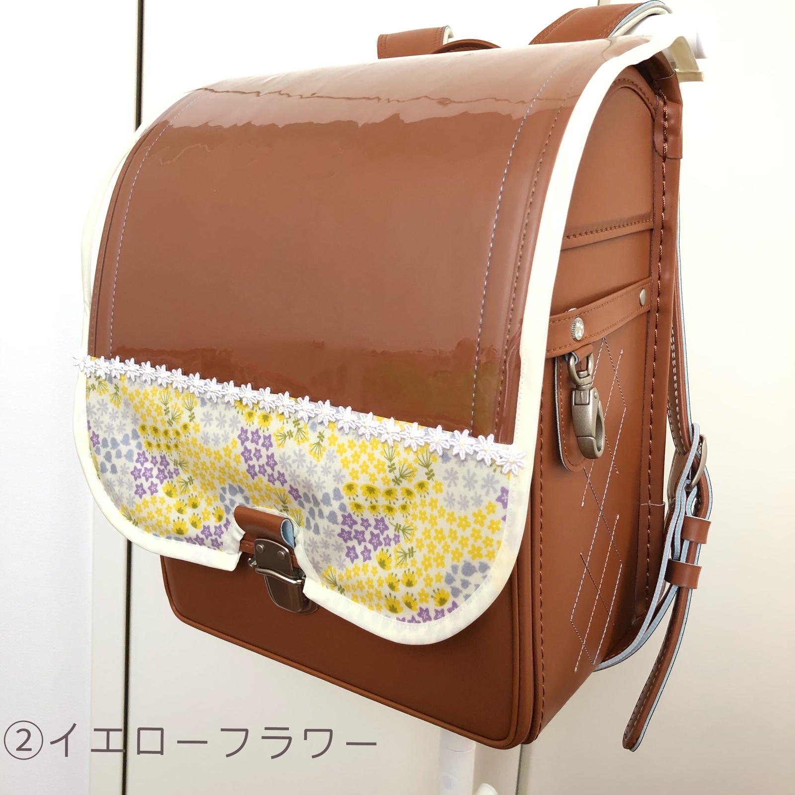 半かぶせランドセルカバー　ハンドメイド　オーダー 0_0e70545fe5e71a6e1996f19faadb