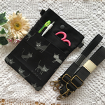 ハンドメイド　お散歩ポーチ☆ワークポーチ　【ココランド小さなネコ】