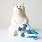 【7/16(日)21時〜再販】浮き輪、ボーダーバッグの2点セット(Blue)