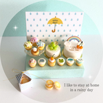 ミニチュア ケーキ 雨の日ケーキ ② ✨