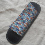 裏地メッシュの水筒肩ひもカバー*caブルーブルー