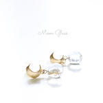 Moon＊氷ガラスピアス
