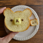 ちょっと大きめのくまさんトースト マグネットまたはパーツなし
