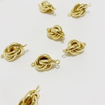 【4pcs gold #LS】ツイストつなぎパーツ
