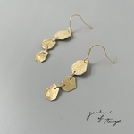  「薄氷」✴︎܅ 真鍮ピアス・イヤリング