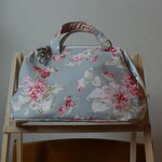 赤い花柄　２wayバッグ