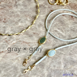 gray × gray　　マスクストラップ　マスクチェーン