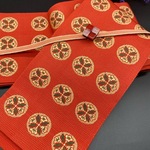 【ゲリラ企画】2995半幅帯＆帯留・真田紐セット✨ローズ