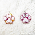 オーダーメイド✨肉球ネームチャーム🐾フラワー🌸
