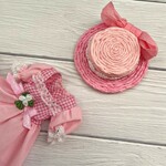 ドールサイズ帽子（ピンク系）　ドール・人形サイズ　リカちゃんにも