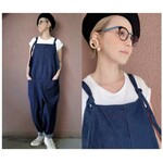 サイズ選べる❣️RATA❤️M&Lあり❤️スラリと見える大人サロペット❤️オールシーズン 