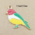 鳥 チャーム 2個入り
