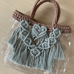 マクラメクリアバッグ♡ズパゲッティ