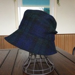 30％OFF～値下げ*ハリスツイードの帽子Bucket～UV&防寒対策に