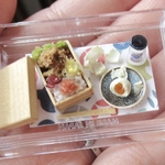 鳥の唐揚げが大好きな人のための唐揚げ弁当。＊＊ドールハウス　ミニチュア　ミニチュアフード