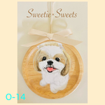 【送料無料】O-14🐾通年使えるワンちゃんオーナメント/シーズー