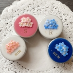 選べる4種類☆名前入り！桜ブーケのアルミ缶ピルケース(中)