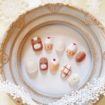 くまのおやこのケーキ屋さんネイルチップ