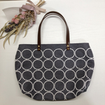 【最終・現品限り】tambourine・navy（伊勢丹先行発売）／choucho・grayのおでかけトートバッグ①