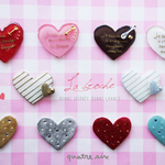 ときめき♥ハートLOVERのブローチ