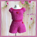 🤎２点セット pinkピンクトップス&ショートパンツ