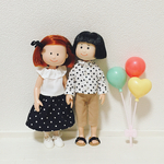【xiahmeme0299様オーダー品】マドレーヌちゃん＆ペピートくんのラブラブデートコーディネート