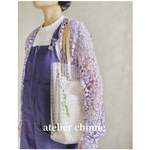 【new】【atelier chimie】Italian leather×PVCトート&帆布巾着【NT】
