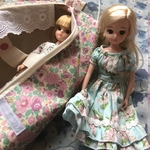 再販✴︎リバティラミネート✴︎リカちゃんWおさんぽポーチ★ラミネート素材★外撮り・ロケ撮影・ドールイベントにも