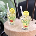 【送料込み】74 ☆レモンソーダ　さくらんぼ＆レモン☆   ミニチュア