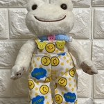 24:かえるのピクルス　ビーンドールサイズ　サロペットパンツ