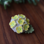 菜の花のブローチ