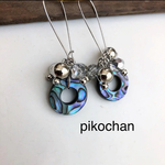 アバロンシェルジャラジャラピアス❤︎
