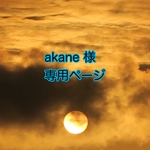 akane様 専用ページ