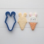 うさぎアイスクリーム【縦8.3㎝】クッキー型・クッキーカッター