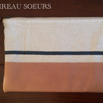 ワンボーダー革ポーチ