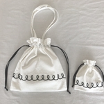crin crin 巾着バッグ&ミニ巾着セット