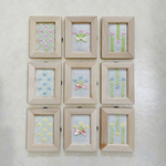 ⭐️再販4⭐️黄色いお花の刺繍プチ壁飾り（3個セット）壁掛け インテリア雑貨 誕生日プレゼント　フレーム　