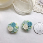②個 セット　販売  樹脂 薔薇 花  パーツ　4