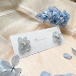 可憐な紫陽花のイヤリング/ピアス