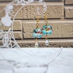 金魚鉢の風鈴ピアス
