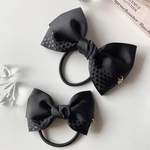 親子でお揃い♡　蝶々が揺れる♡ リボン　ヘアゴム　ヘアアクセサリー　リボンゴム　シュシュ　夏　2個セット