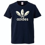 【送料無料】【新品】【抜染】azides アジデス 抜染 半袖 Tシャツ パロディ おもしろ 黒 ブラック メンズ サイズ プレゼント