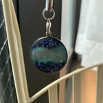 ストラップ　天の川　レジン　ミール皿